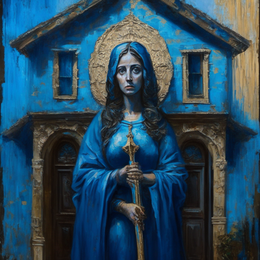 Our Lady of Loreto oil for a new home