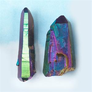 Titanium Quartz Crystal Points